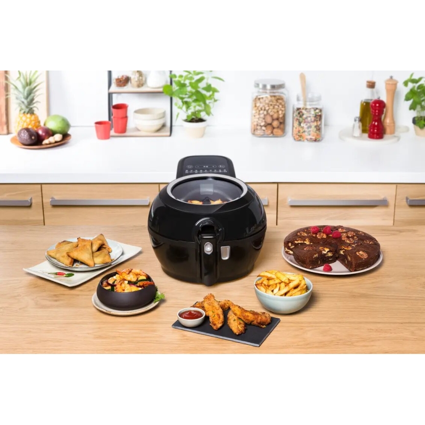 Tefal - Air fryer ACTIFRY GENIUS DUAL MOTION 1,2l 1350W/230V zwart