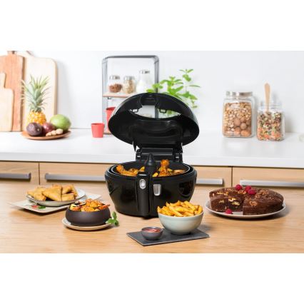 Tefal - Air fryer ACTIFRY GENIUS DUAL MOTION 1,2l 1350W/230V zwart