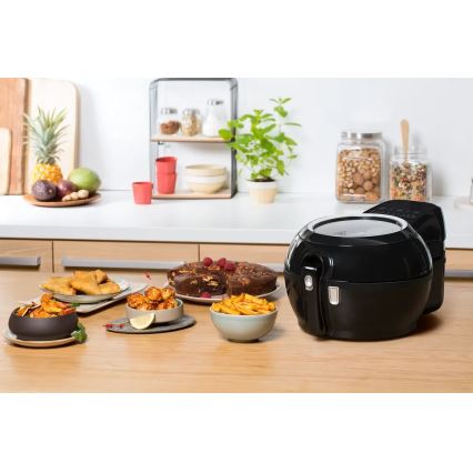Tefal - Air fryer ACTIFRY GENIUS DUAL MOTION 1,2l 1350W/230V zwart
