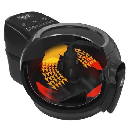 Tefal - Air fryer ACTIFRY GENIUS DUAL MOTION 1,2l 1350W/230V zwart