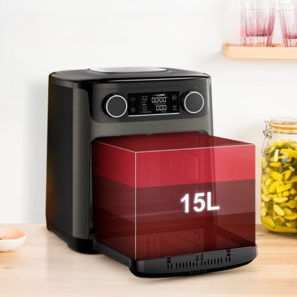 Tefal - Airfryer 15 l EASY FRY 9-in-1 1800W/230V zwart
