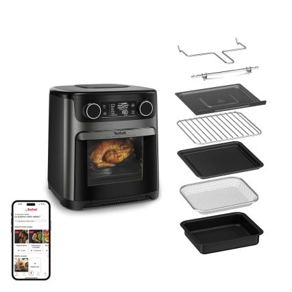 Tefal - Airfryer 15 l EASY FRY 9-in-1 1800W/230V zwart