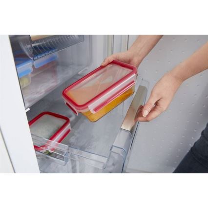 Tefal - Bewaarcontainer 0,85 l MSEAL GLASS rood/glas