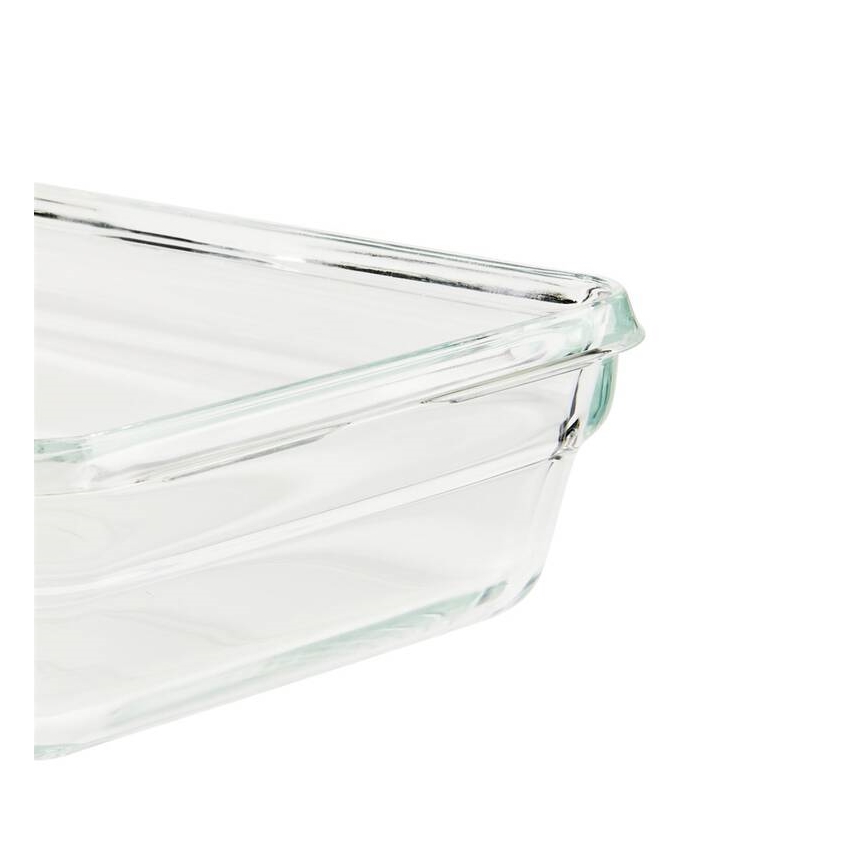 Tefal - Bewaarcontainer 0,85 l MSEAL GLASS rood/glas