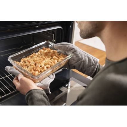 Tefal - Bewaarcontainer 1,1 l MSEAL GLASS rood/glas