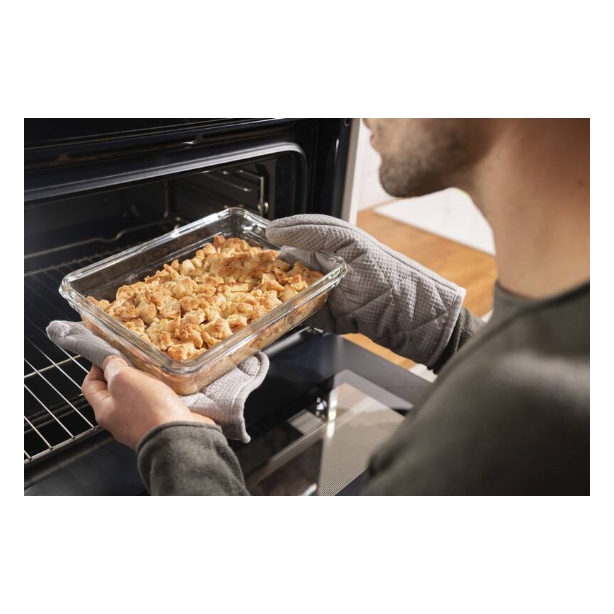 Tefal - Bewaarcontainer 1,1 l MSEAL GLASS rood/glas