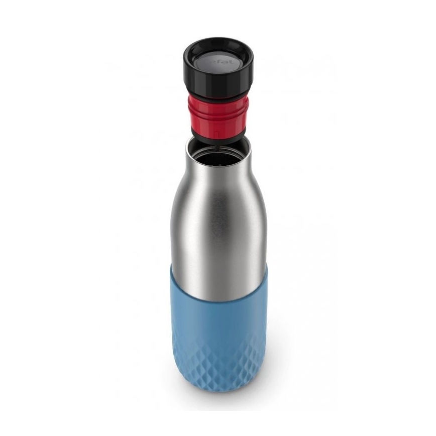 Tefal - Bottle 500 ml BLUDROP roestvrij/blauw