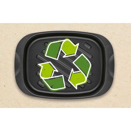 Tefal - Braadpan LA RECYCLE 27x39 cm zwart