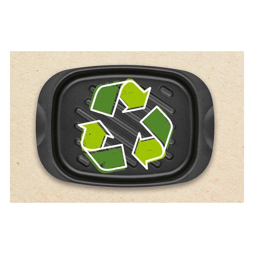 Tefal - Braadpan LA RECYCLE 27x39 cm zwart