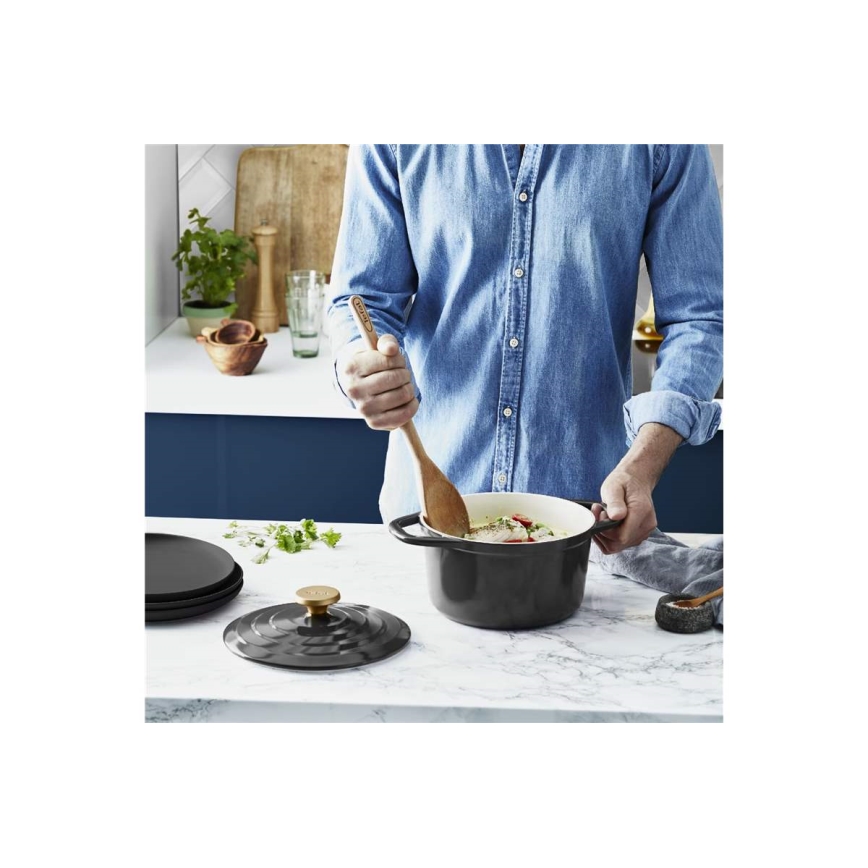 Tefal - Braadpan met een deksel AIR 20 cm antraciet