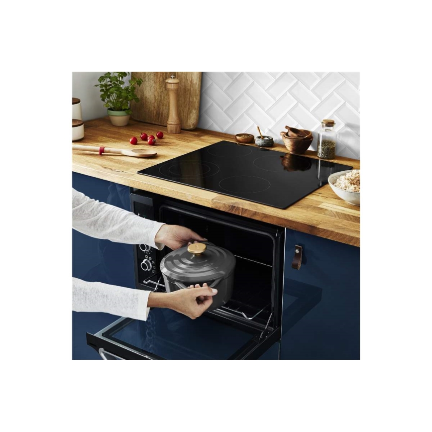 Tefal - Braadpan met een deksel AIR 20 cm antraciet