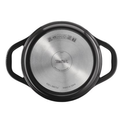 Tefal - Braadpan met een deksel AIR 20 cm antraciet
