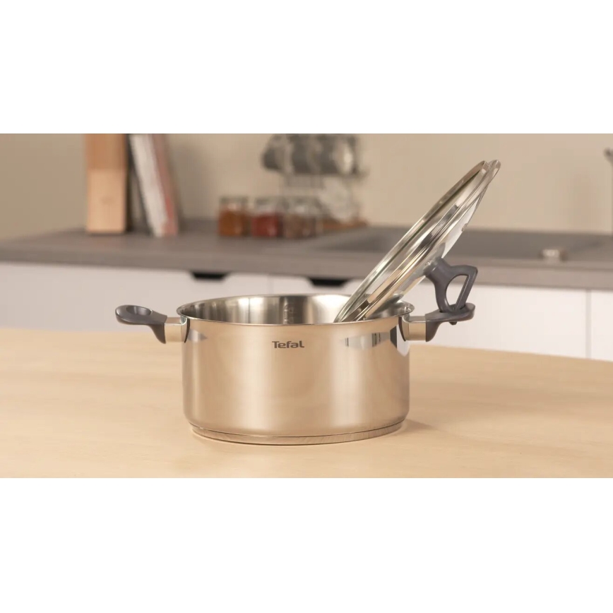 Tefal - Braadpan met een deksel DAILY COOK 20 cm