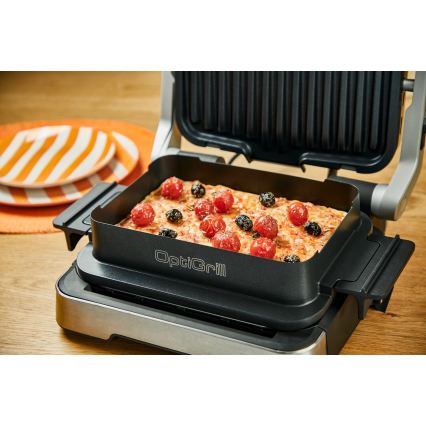 Tefal - Contactgrill OPTIGRILL 2100W/230V mat chroom