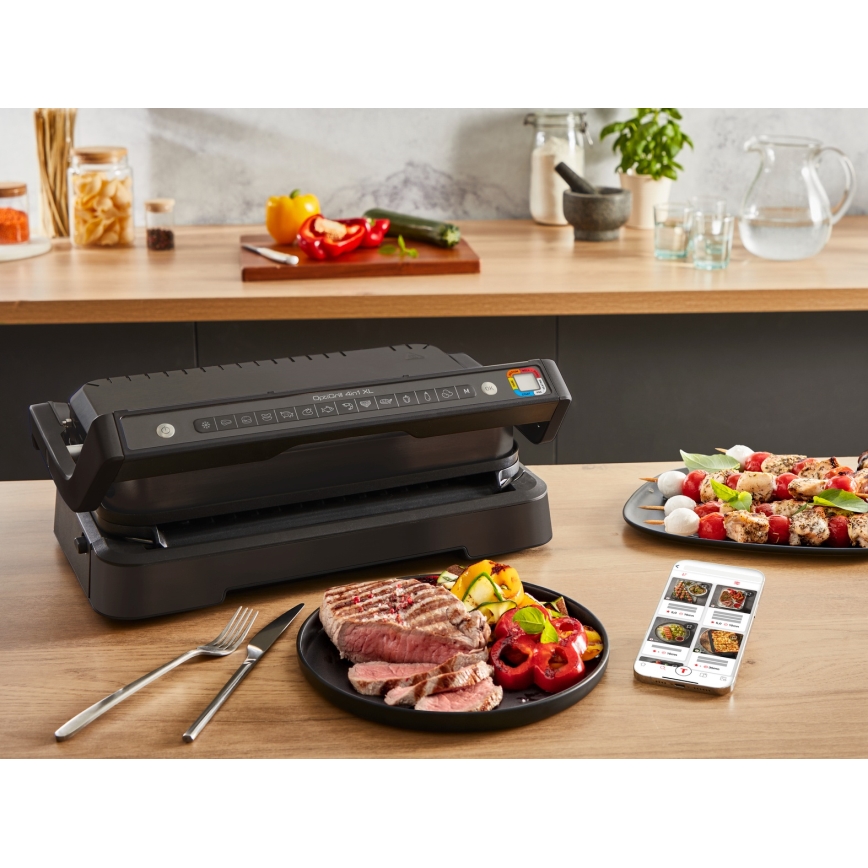 Tefal - Contactgrill OPTIGRILL 2200W/230V zwart