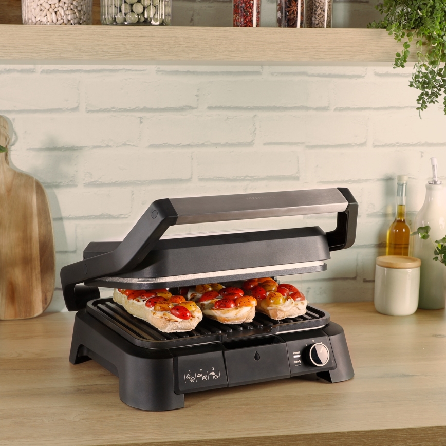 Tefal - Contactgrill SUPERGRILL 4-in-1 2000W/230V