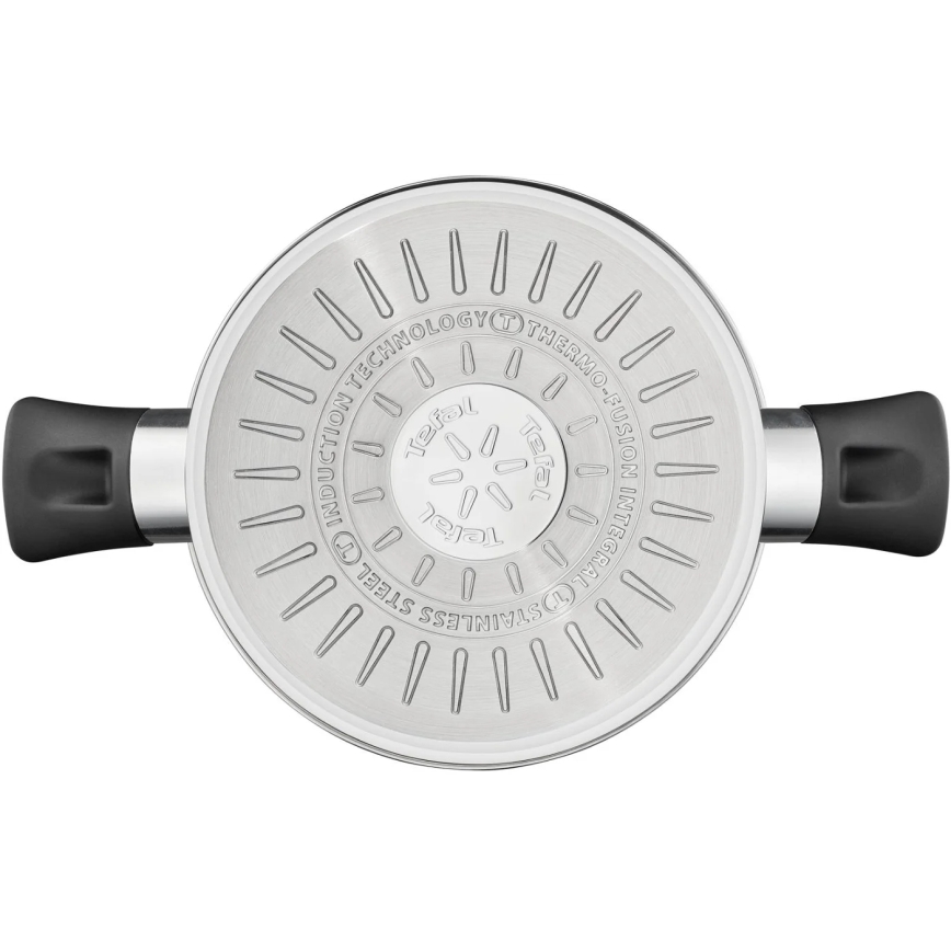 Tefal - DELICIOUS 3-delige pannenset, roestvrij staal