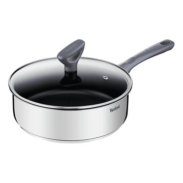 Tefal - Diepe pan met deksel DAILY COOK 24 cm