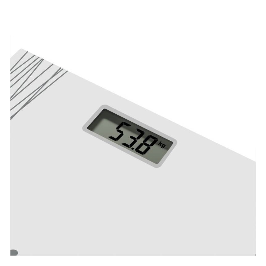 Tefal - Digitale personenweegschaal PREMISS 1xCR2032 grijs
