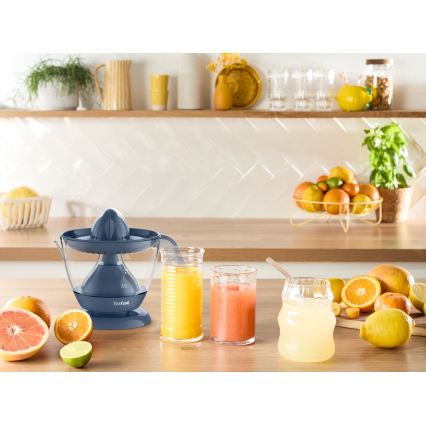 Tefal - Elektrische citruspers MORNING CITRUS PRESS 0,8 l 25W/230V blauw