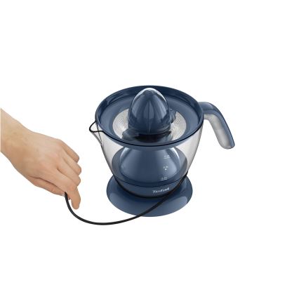 Tefal - Elektrische citruspers MORNING CITRUS PRESS 0,8 l 25W/230V blauw
