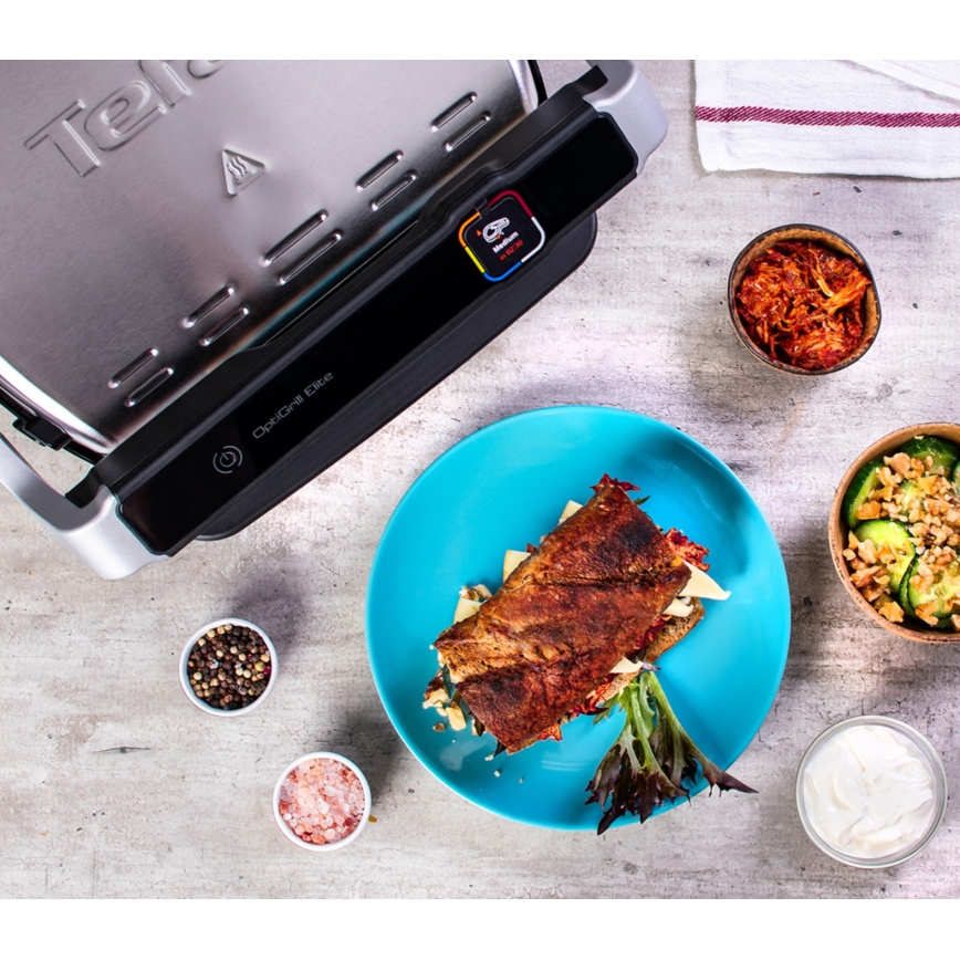 Tefal - Elektrische grill OPTIGRILL ELITE 2000W/230V