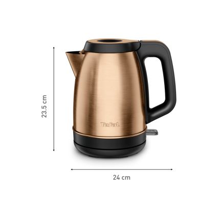 Tefal - Elektrische waterkoker COPPERTINTO 1,7 l 2400 W/230 V