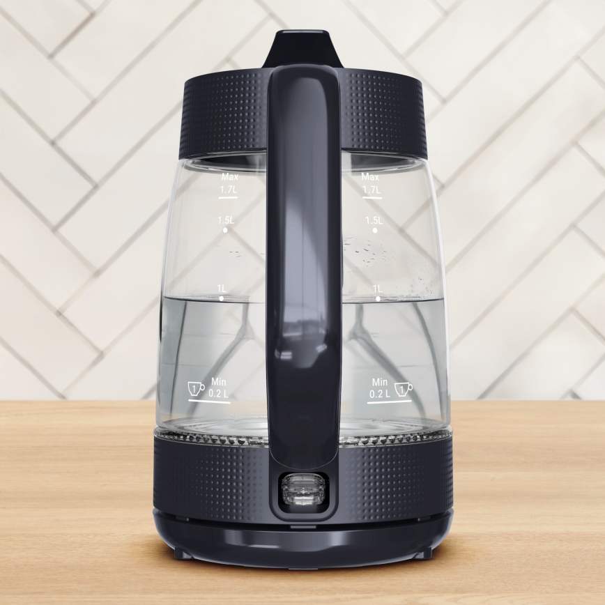 Tefal - Elektrische waterkoker MORNING GLASS 1,7 l 2000W/230V