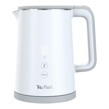 Tefal - Elektrische waterkoker SENSE 1 l 1800W/230V wit
