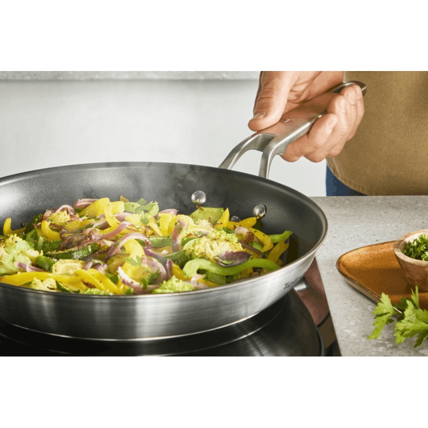 Tefal - EXTREME koekenpan 28 cm, roestvrij staal