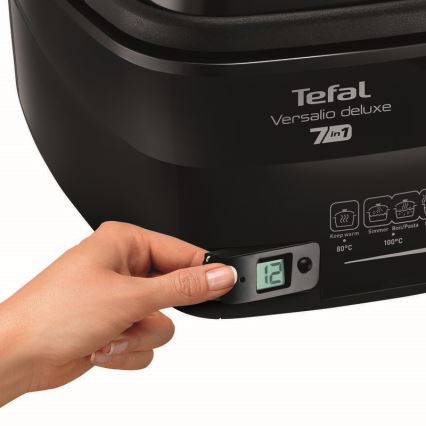 Tefal - Frituur 2 l VERSALION DE LUXE 7in1 1600W/230V zwart