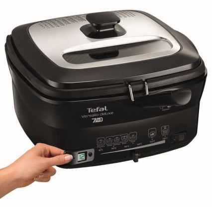 Tefal - Frituur 2 l VERSALION DE LUXE 7in1 1600W/230V zwart