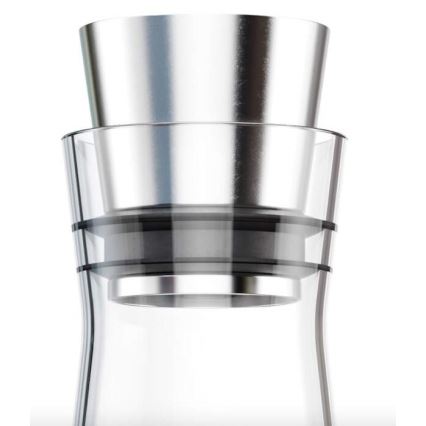 Tefal - Glazen koelkaraf FLOW SLIM 1 l roestvrij/glas