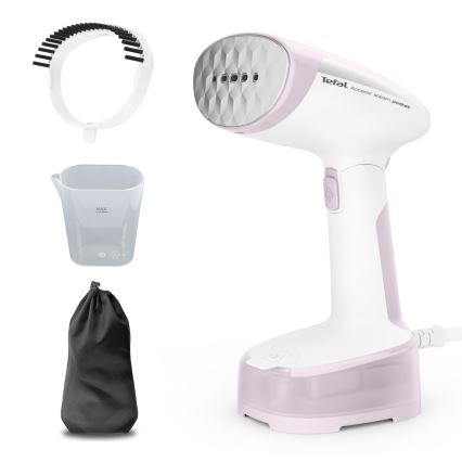 Tefal - Handstomer voor kleding ACCESS STEAM POCKET 1300W/230V roze