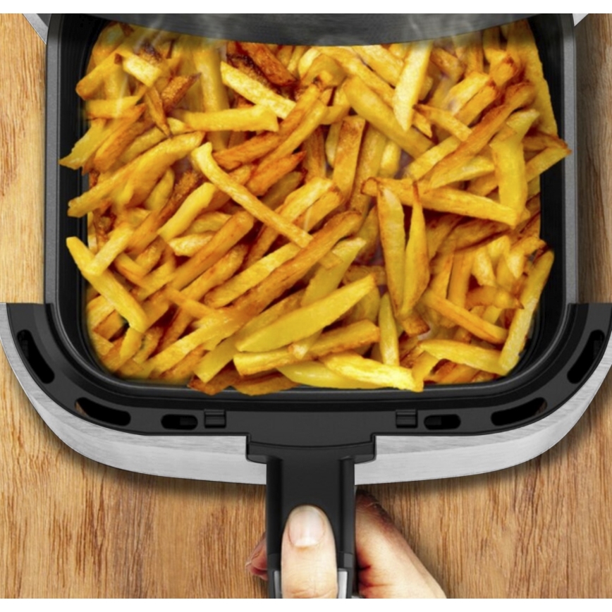 Tefal - Heteluchtfriteuse 4,2 l EASY FRY&GRILL 2-in-1 1550W/230V RVS