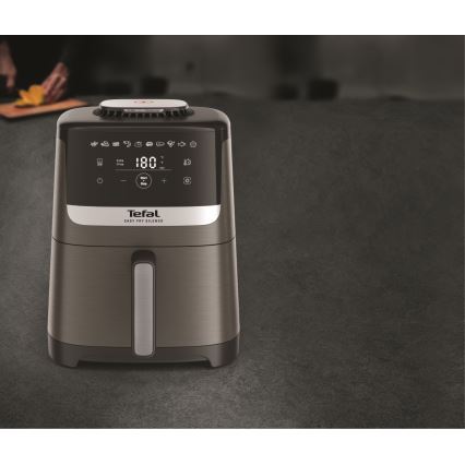 Tefal - Heteluchtfriteuse 5 l EASY FRY SILENCE COAL 1400-1670W/230V