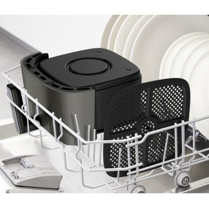 Tefal - Heteluchtfriteuse 5 l EASY FRY SILENCE COAL 1400-1670W/230V