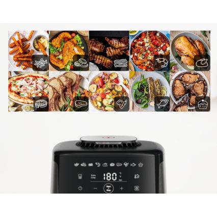 Tefal - Heteluchtfriteuse 5 l EASY FRY SILENCE COAL 1400-1670W/230V