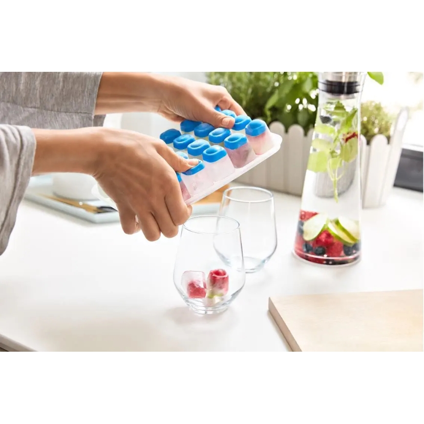 Tefal - IJsblokjesvorm 24 blokjes MASTER SEAL blauw