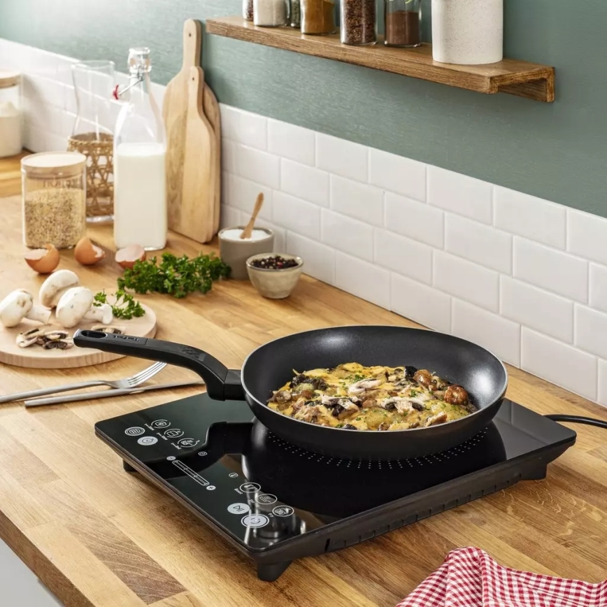 Tefal - Inductiekookplaat EVERYDAY SLIM 2100W/230V zwart