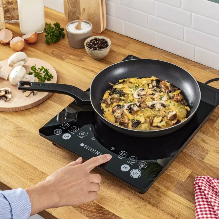 Tefal - Inductiekookplaat EVERYDAY SLIM 2100W/230V zwart