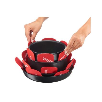 Tefal - Set van 4 bestekscheiders INGENIO rood