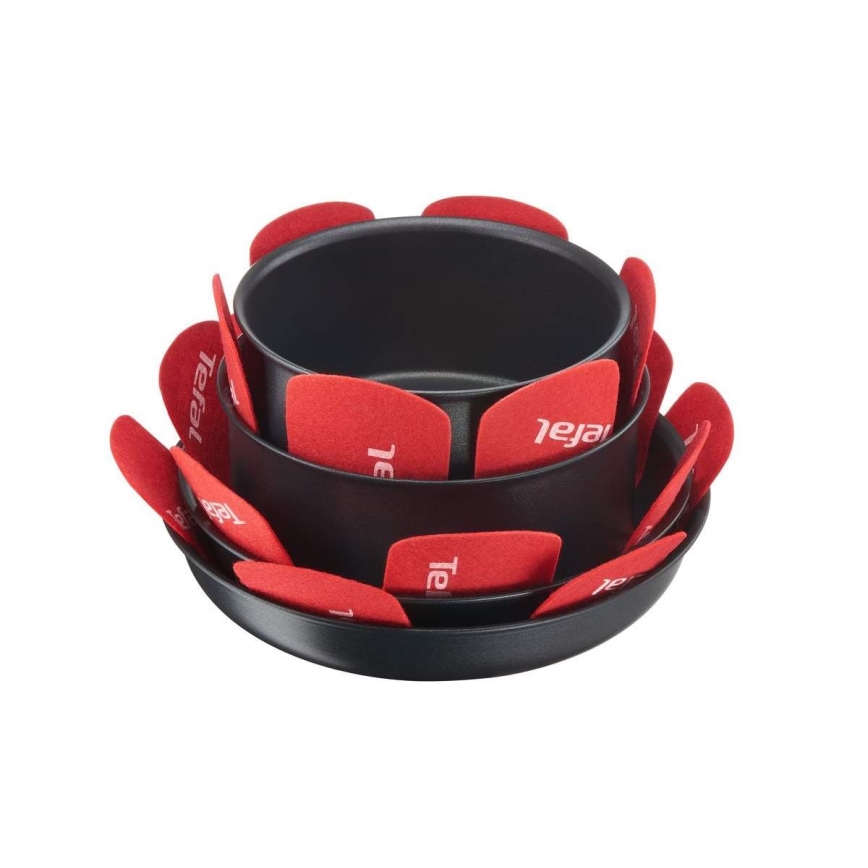 Tefal - Set van 4 bestekscheiders INGENIO rood