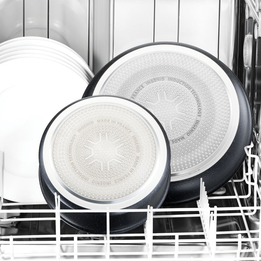 Tefal - INGENIO BLACK STONE 3-delige pannenset