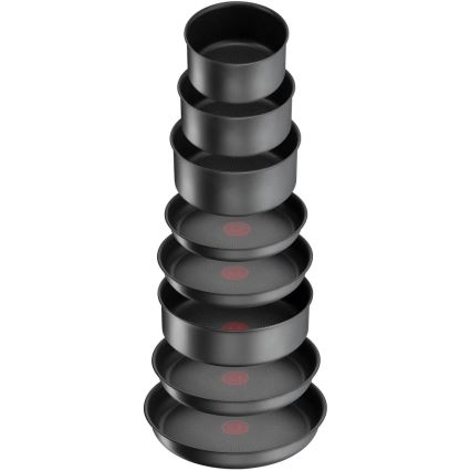 Tefal - INGENIO DAILY CHEF ON 20-delige pannenset, zwart