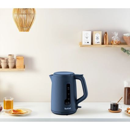 Tefal - Ketel MORNING 1,7 l 2400W/230V blauw