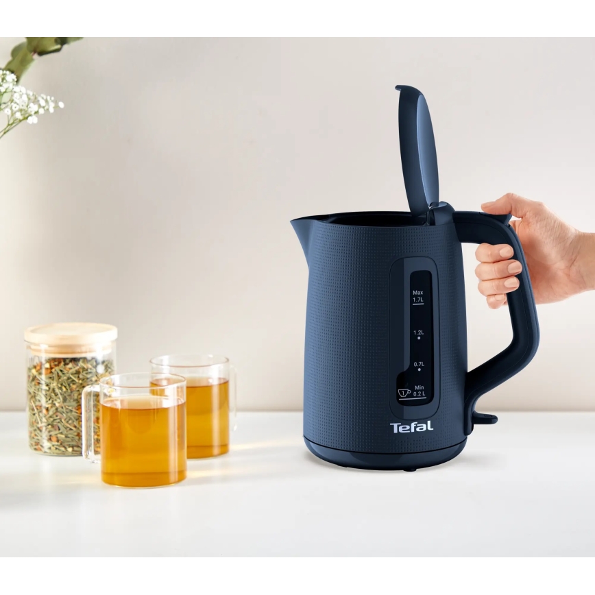Tefal - Ketel MORNING 1,7 l 2400W/230V blauw