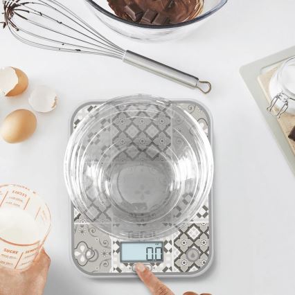 Tefal - Keukenweegschaal OPTISS 2xAAA beige