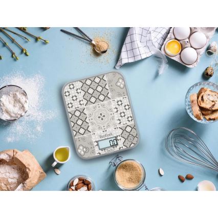 Tefal - Keukenweegschaal OPTISS 2xAAA beige
