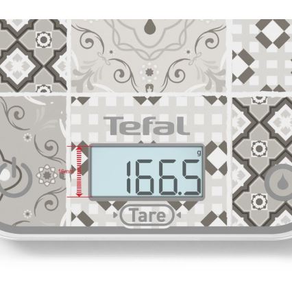 Tefal - Keukenweegschaal OPTISS 2xAAA beige